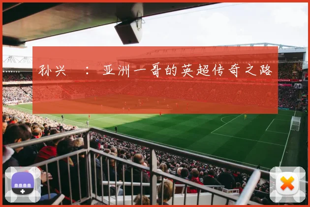孙兴慜：亚洲一哥的英超传奇之路